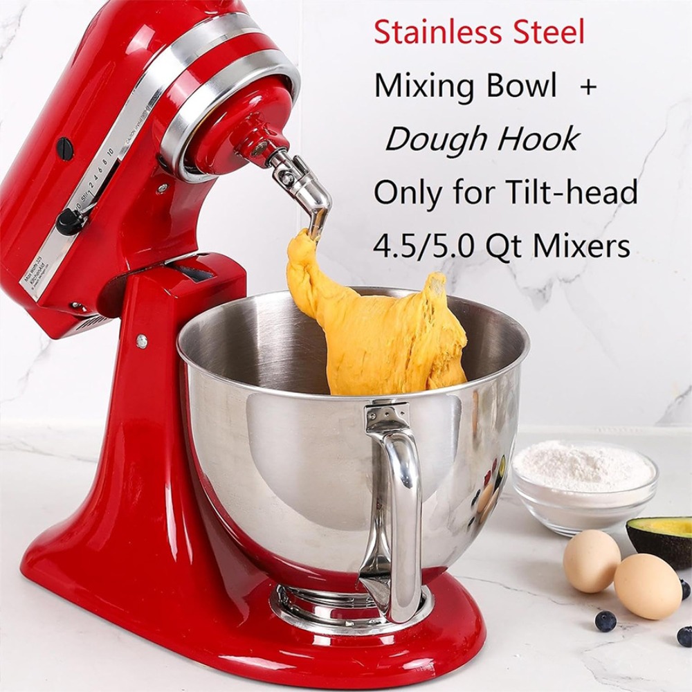 Kitchenaid Mixer Artisan 5Qt - ชามผสมสแตนเลสขนาด 4.5-5 ควอร์ต สำหรับเครื่องผสมอาหาร KitchenAid รุ่น