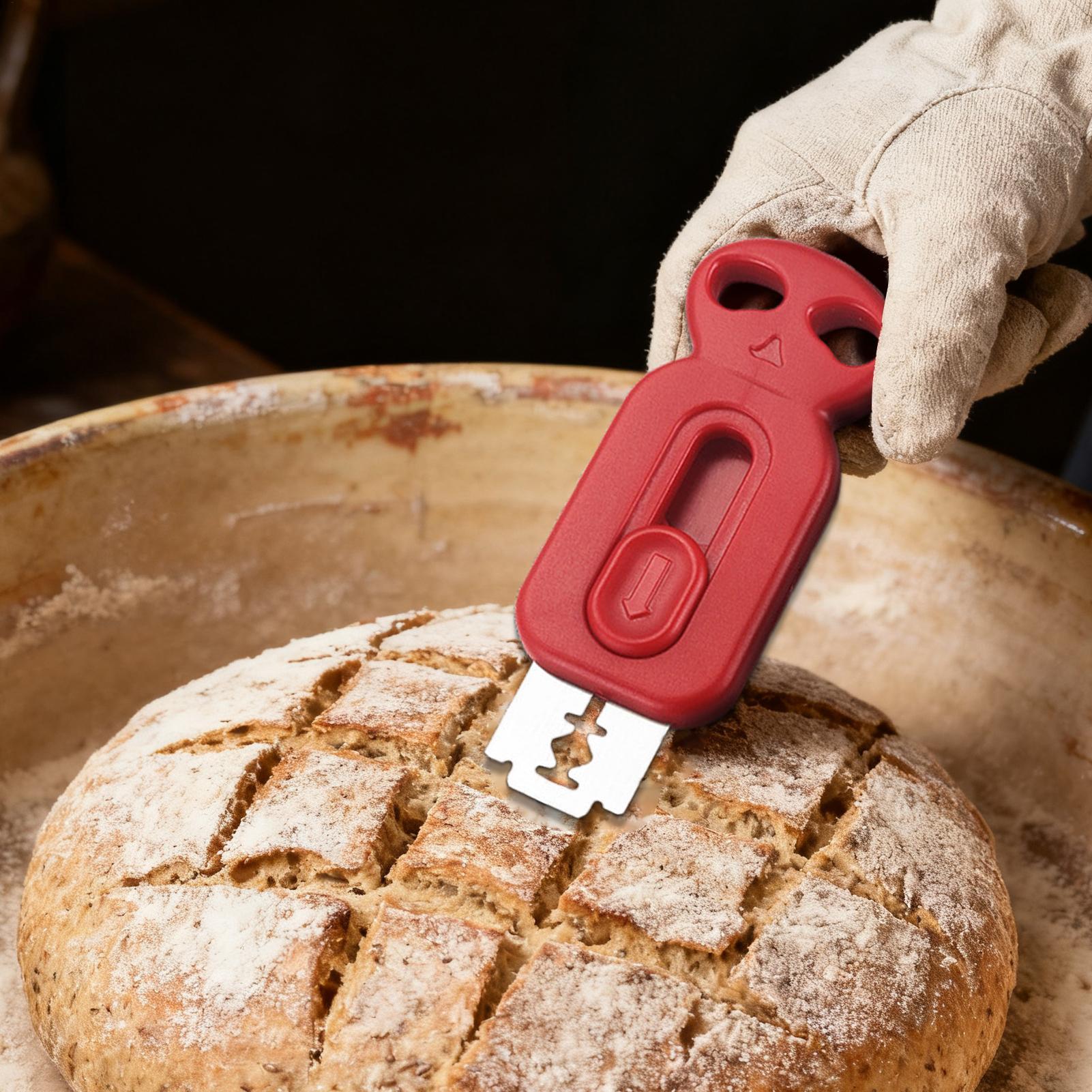 Bread Lame Scoring - มีดตัดแป้งแบบมืออาชีพ ใช้ซ้ำได้ ออกแบบตามหลักสรีรศาสตร์ สำหรับทำขนมปัง เหมาะสำหรับงานเทศกาล งานเลี้ยงที่บ้าน