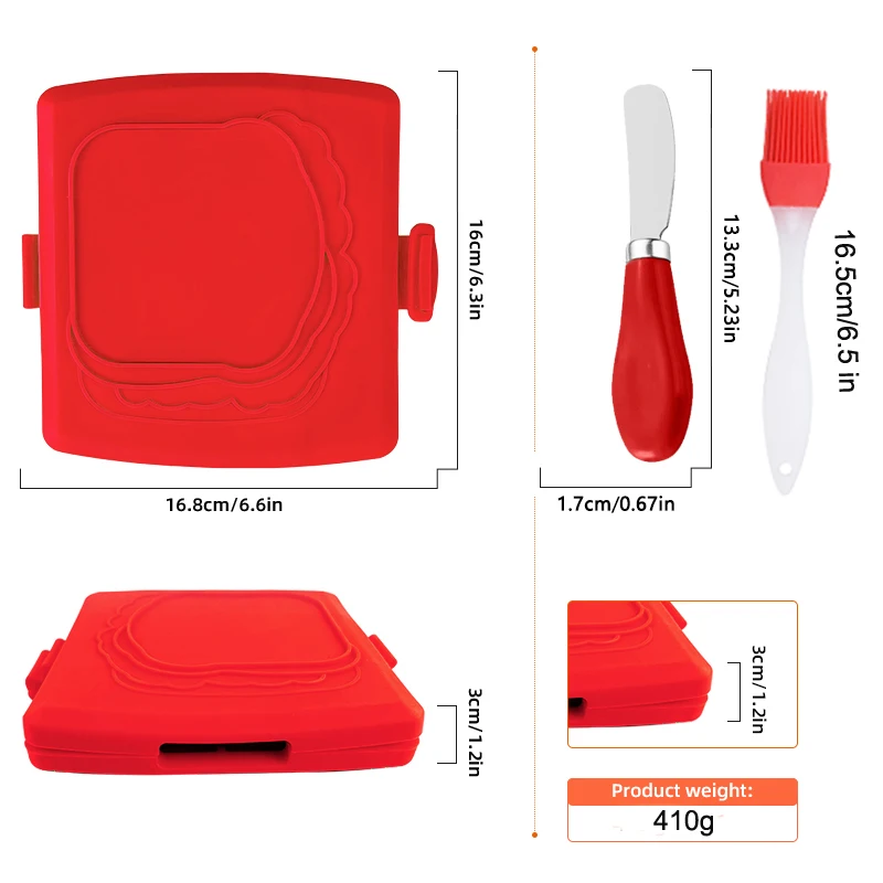 เครื่องปิ้งขนมปังแบบ 3 ชิ้น พร - Kitchen Baking Set บทวิจารณ์และราคา