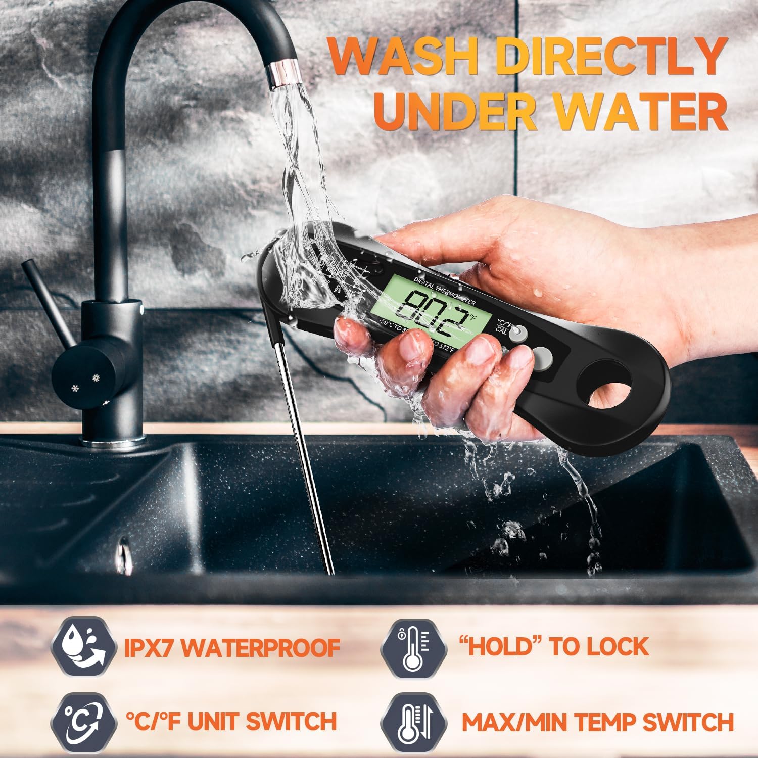 เครื่องวัดอุณหภูมิเนื้อแบบดิจิ - Kitchen Equipment For Baking บทวิจารณ์และราคา