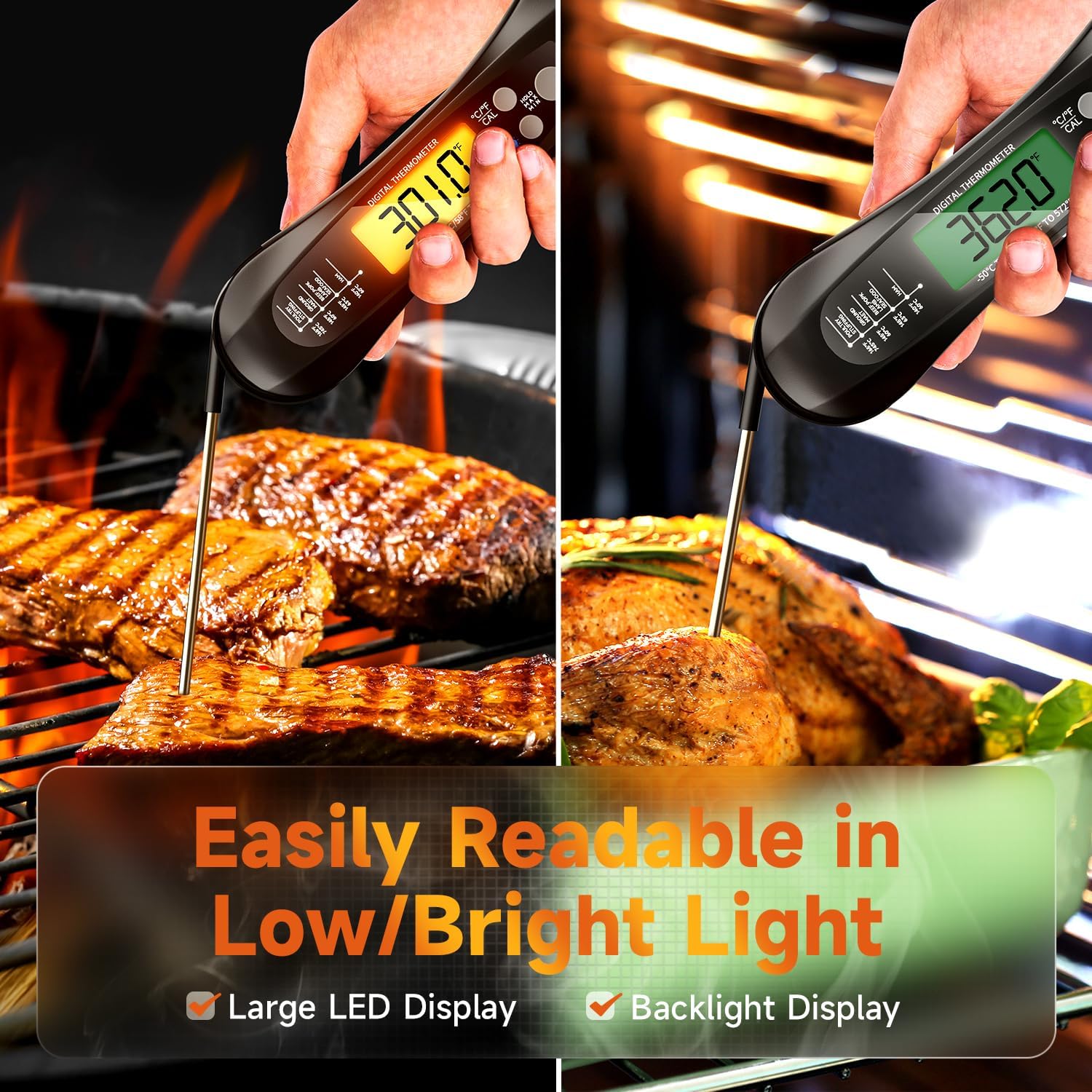 เครื่องวัดอุณหภูมิเนื้อแบบดิจิ - Kitchen Equipment For Baking บทวิจารณ์และราคา