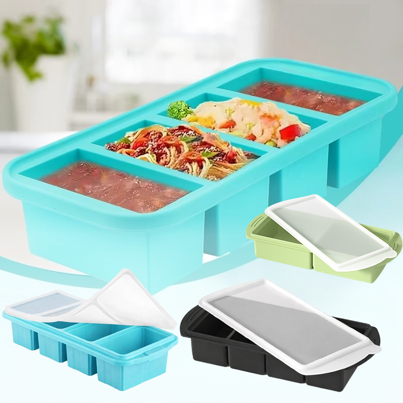 แม่พิมพ์น้ำแข็งซิลิโคนขนาดใหญ่ - Kitchen Baking Organization บทวิจารณ์และราคา