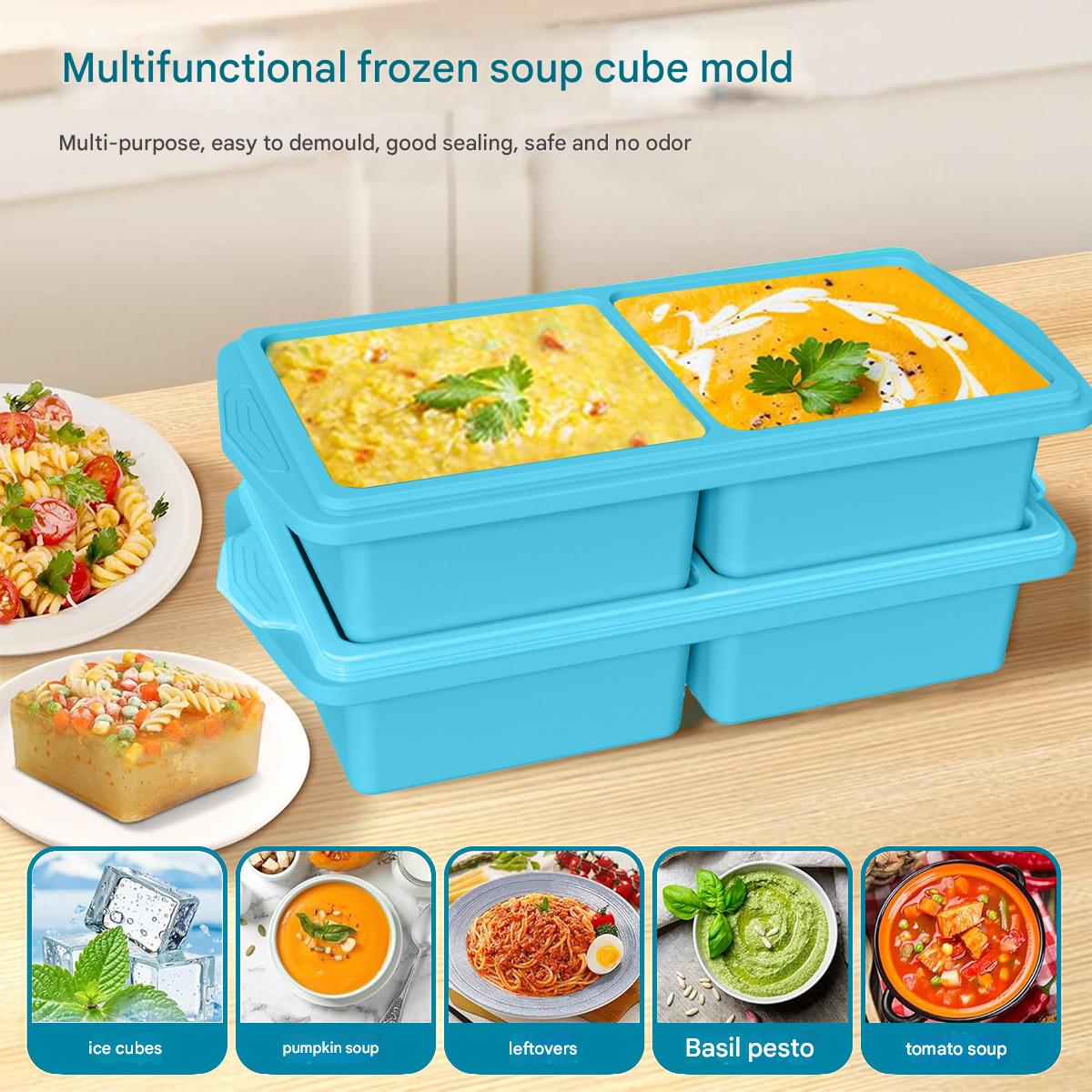 แม่พิมพ์น้ำแข็งซิลิโคนขนาดใหญ่ - Kitchen Baking Organization บทวิจารณ์และราคา