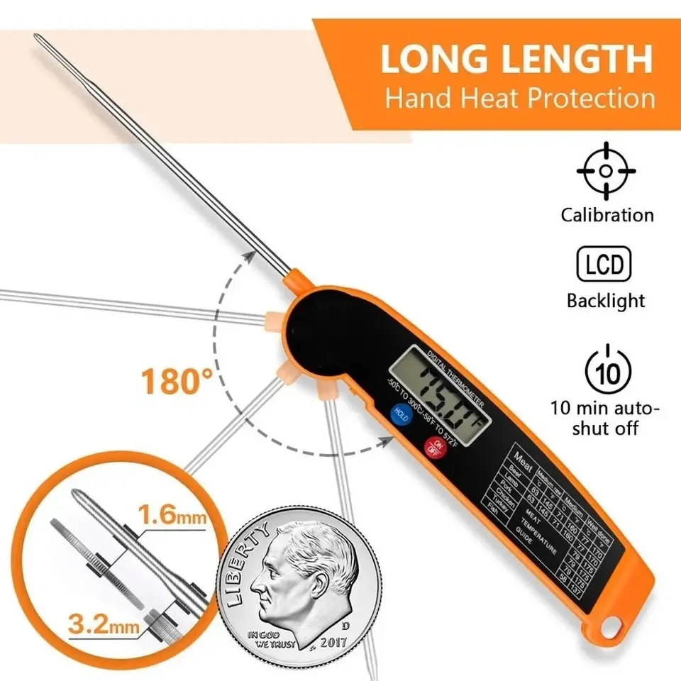 เทอร์โมมิเตอร์วัดอุณหภูมิอาหาร - Kitchen Equipment For Baking บทวิจารณ์และราคา