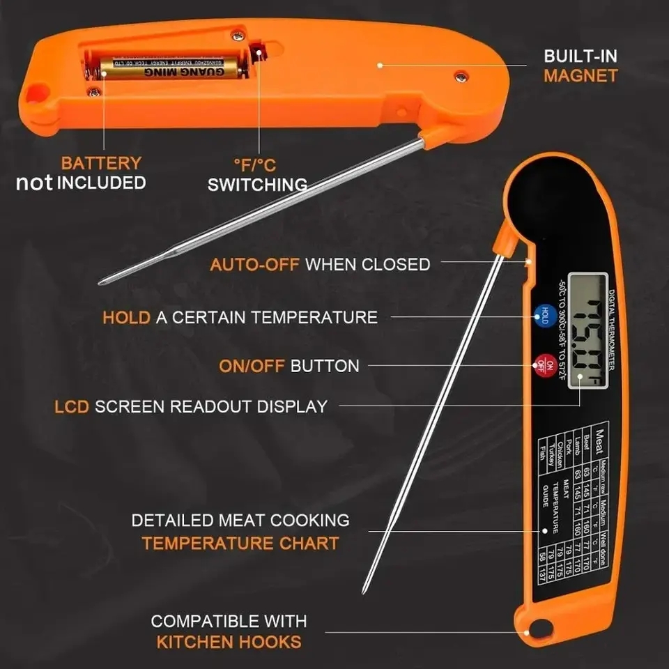 เทอร์โมมิเตอร์วัดอุณหภูมิอาหาร - Kitchen Equipment For Baking บทวิจารณ์และราคา