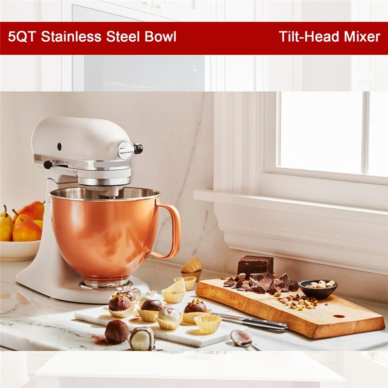 ชามผสมสแตนเลส A27F-5 QT สำหรับ - Kitchenaid Mixer Artisan 5Qt บทวิจารณ์และราคา