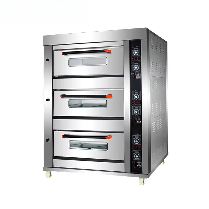 เตาอบขนมปัง 3 ชั้น 6 ถาด สำหรั - Commercial Kitchen Baking Equipment บทวิจารณ์และราคา
