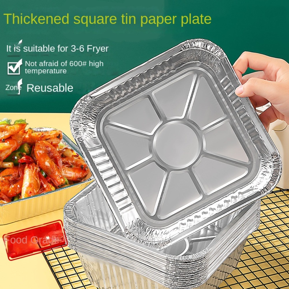 กระทะฟอยล์อลูมิเนียมหม้อทอด Ai - Kitchen Baking Tray บทวิจารณ์และราคา