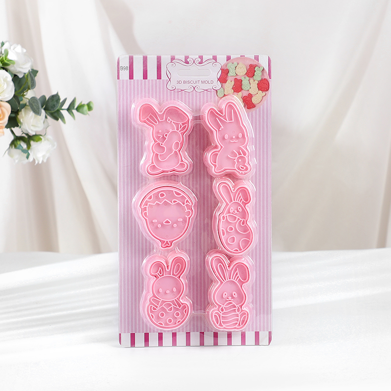 6 ชิ้น/เซ็ต Easter Bunny Cooki - Kitchen Baking Set บทวิจารณ์และราคา