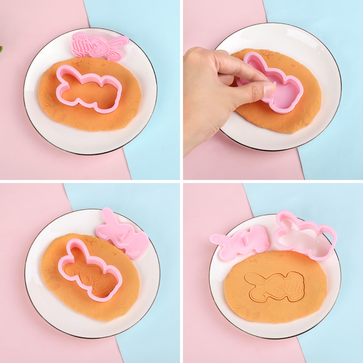 6 ชิ้น/เซ็ต Easter Bunny Cooki - Kitchen Baking Set บทวิจารณ์และราคา