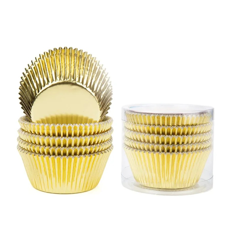 ชุดกระดาษรองคัพเค้กสีทอง 100 ช - Kitchen Baking Set บทวิจารณ์และราคา