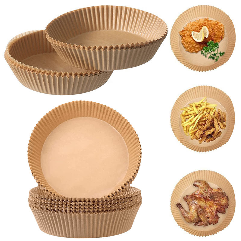 50/100PCS Air Fryer กระดาษสีสุ - Kitchen Baking Set บทวิจารณ์และราคา