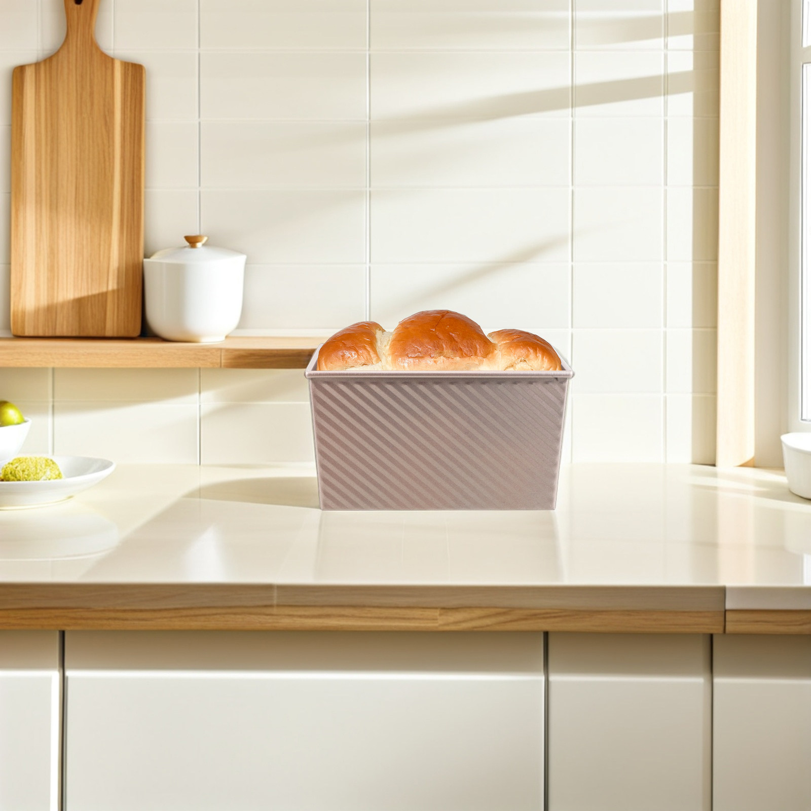 ถาดอบขนมปังสี่เหลี่ยมแบบไม่ติด - Kitchen Baking Tray บทวิจารณ์และราคา