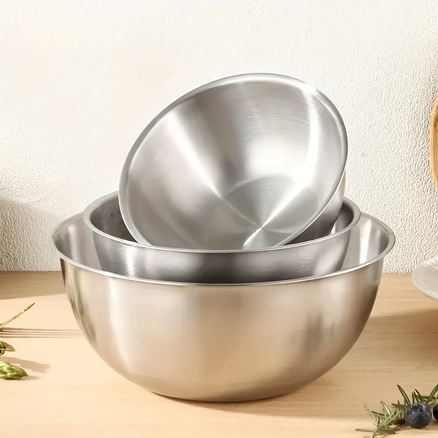 ชุดชามสลัดสแตนเลส 3 ชิ้น ชามผส - Kitchen Baking Set บทวิจารณ์และราคา