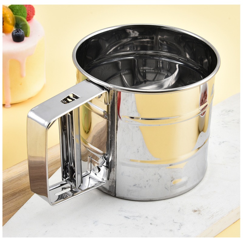 ตะแกรงร่อนแป้งสแตนเลส 1 ชิ้นพร - Baking Powder Kitchen บทวิจารณ์และราคา