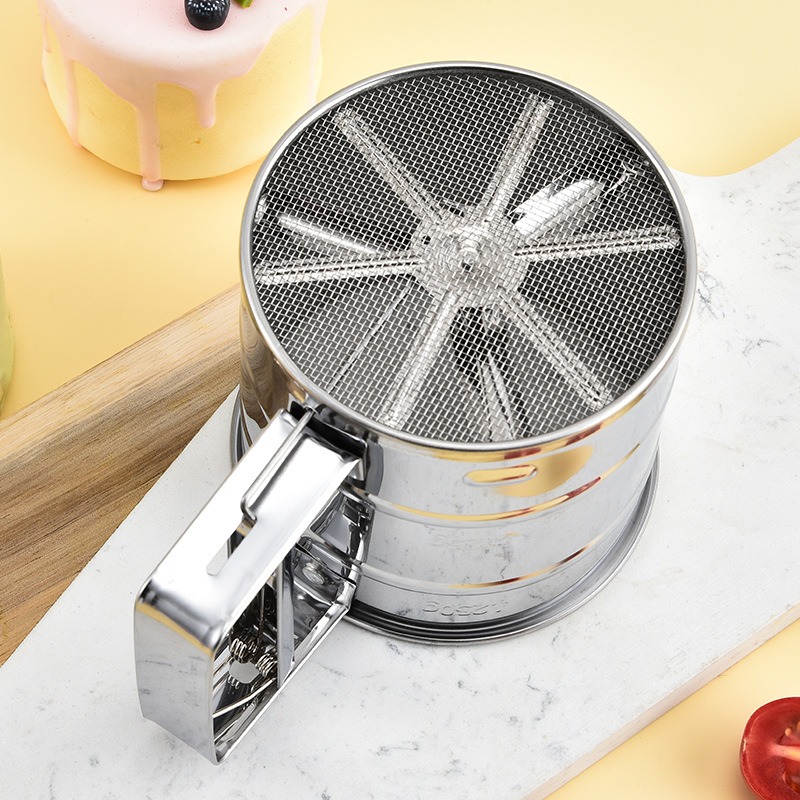 ตะแกรงร่อนแป้งสแตนเลส 1 ชิ้นพร - Baking Powder Kitchen บทวิจารณ์และราคา