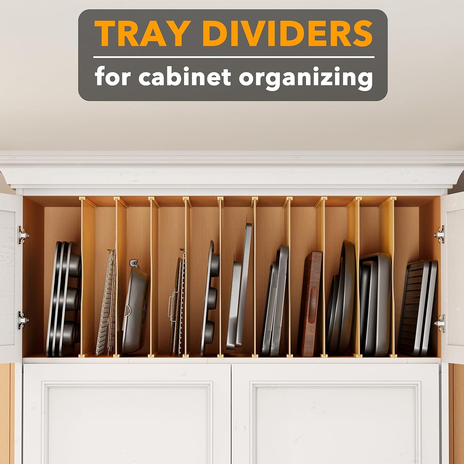 ชุด 10 ชิ้น แผ่นแบ่งถาดไม้ไผ่ส - Kitchen Baking Organization บทวิจารณ์และราคา